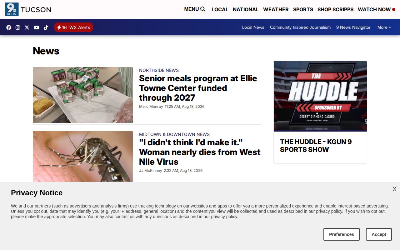 Pima County local crime news and arrest coverage on KGUN 9